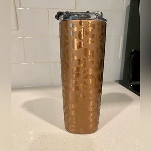 Brumate gold leopard 12oz tumbler